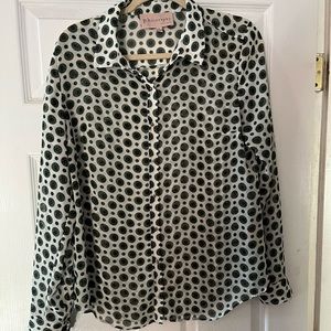 Philosophy sheer blouse.